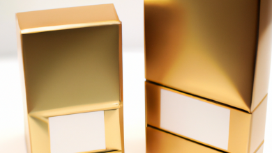 Custom gold foil boxes