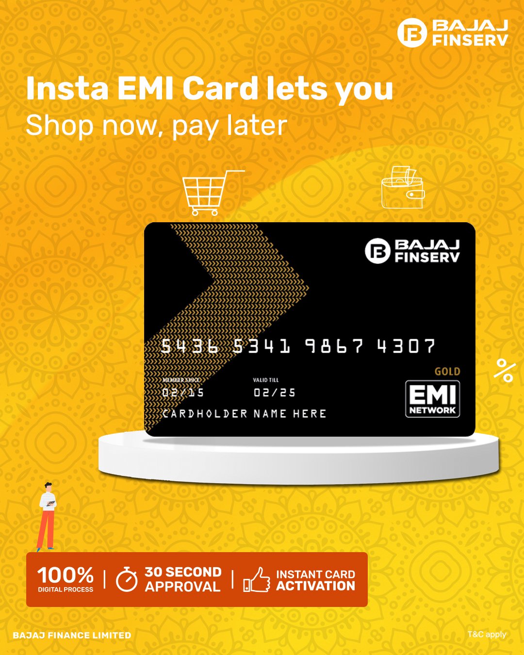 Experience the Best EMI Options with Bajaj EMI Card
