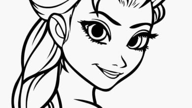 Free Printable Elsa Coloring Pages