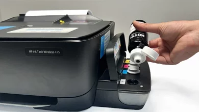 how to put ink in a hp printer