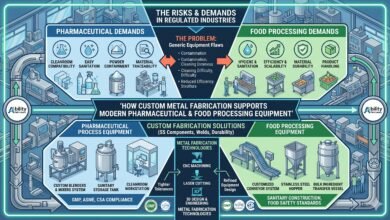 How Custom Metal Fabrication Supports Modern Pharmaceutical and Food Processing Equipment