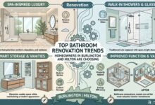 Top Bathroom Renovation Trends Homeowners in Burlington and Milton