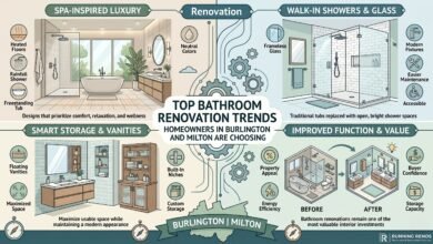 Top Bathroom Renovation Trends Homeowners in Burlington and Milton