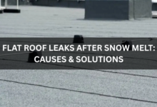 Flat Roof Leaks After Snow Melt: Causes & Solutions