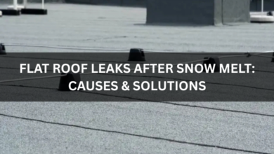 Flat Roof Leaks After Snow Melt: Causes & Solutions